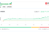 Cổ phiếu năng lượng đua nhau tăng trần, VN-Index tăng mạnh nhất trong hơn 2 tháng
