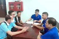 Đại diện bảo hiểm GIC thăm hỏi, làm việc với gia đình người gặp nạn