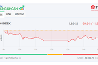 Thị trường giảm gần 30 điểm trong phiên đáo hạn phái sinh