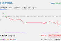 Áp lực bán gia tăng, VN-Index giảm hơn 11 điểm
