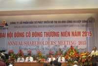 ĐHCĐ Sudico: Chủ tịch Hồ Sỹ Hùng sẽ từ chức nếu không đạt chỉ tiêu 2015