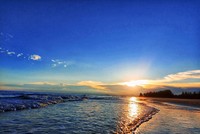 Biển Kê Gà – Tân Thành được mệnh danh là điểm ngắm hoàng hôn đẹp nhất Việt Nam. 