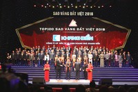 Vinh danh các doanh nghiệp đạt giải thưởng Sao Vàng Đất Việt 2018
