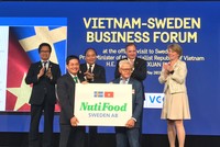 Sự kiện có sự chứng kiến của Thủ tướng Chính phủ Việt Nam Nguyễn Xuân Phúc, Thủ tướng Thụy Điển Stefan Löfven.