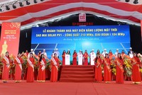 Tập đoàn Sao Mai khánh thành nhà máy điện năng lượng mặt trời Sao Mai Solar PV1