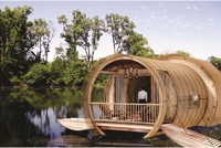 “Bungalow Thủy Mộc” lấy ý tưởng cách điệu từ công trình Guiness Việt Nam “trúc bạch long  - Trà Sư” 