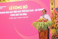 Tập đoàn Sao Mai hoàn thành nhà máy điện mặt trời Sao Mai An Giang hơn 6.000 tỷ đồng