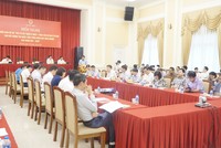 Các đại biểu dự hội nghị tại đầu cầu Hà Nội.