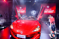 Xe ô tô điện MG Cyberster được giới thiệu tại MG Kinh Dương Vương, TP.HCM.