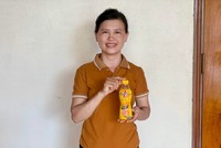 Chị Nguyễn Bích Ngà (quê tại Đô Lương, Nghệ An) là một trong những khách hàng may mắn trúng giải thưởng 500 triệu đồng từ nước tăng lực Number 1.