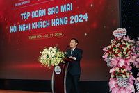 Ông Lê Văn Cảnh, Tổng giám đốc Công ty IDI phát biểu khai mạc Hội nghị khách hàng 2024.