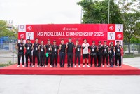 MG Pickleball Championship 2025 chính thức khởi tranh với vòng bảng tại khu vực miền Nam có sự góp mặt của 80 vận động viên đến từ 40 đội đôi nam – nữ.