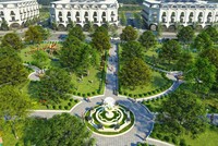 Không gian xanh nội khu – nơi an cư hòa quyện cùng thiên nhiên.