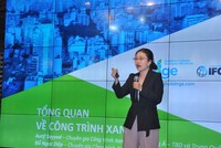 Bà Đỗ Ngọc Diệp, chuyên gia công trình xanh đến từ Tổ chức Tài chính của Ngân hàng Thế giới (IFC)