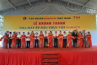Dabaco chính thức đưa vào vận hành nhà máy ép dầu thực vật công suất 45 triệu lít/năm