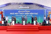 Tập đoàn Kosy khánh thành Nhà máy Thủy điện Nậm Pạc hơn 1.100 tỷ đồng