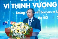 Ông Lê Trọng Minh, Phó Tổng Biên tập Báo Tài chính - Đầu tư phát biểu khai mạc Hội thảo. Ảnh: Đức Thanh