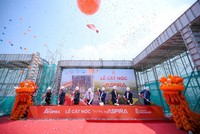 Dự án The Aspira được cất nóc sớm hơn gần 1 tháng so với kế hoạch.