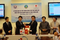 Nghi thức lễ trao nhận thiết bị lọc nước từ phía Nhật Bản cho Việt Nam