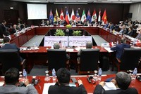 Bộ trưởng các nước TPP trong phiên họp sáng nay. Ảnh: Reuters