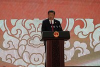 Chủ tịch Trung Quốc phát biểu trước cử tọa CEO Summit.