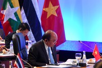 Thủ tướng Nguyễn Xuân Phúc phát biểu tại Hội nghị Cấp cao Mekong-Nhật Bản.