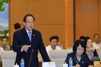 Bộ trưởng Trương Minh Tuấn trong lần trả lời chất vấn mới đây tại UB Thường vụ Quốc hội.