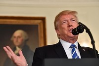 Tổng thống Mỹ Donald Trump ngày 15/11 phát biểu tại Nhà Trắng. Ảnh: AFP.