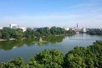 Hồ Hoàn kiếm được nạo vét và hoàn thành trước Tết Nguyên đán 2018