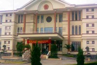 Trụ sở UBND huyện Đắk Pơ nơi bà Thủy công tác.