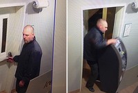 Nghi phạm trộm nguyên cây ATM ở khách sạn Mỹ. Ảnh: Gail Linnel.