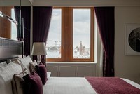 Một phòng khách sạn tại Moscow. Ảnh:TASS.