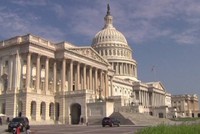 Tòa nhà quốc hội Mỹ. Ảnh: Fox 6.