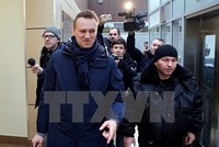 Ông Alexei Navalny tại Moskva ngày 31/1. (Nguồn: EPA/TTXVN)