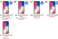 Dù được săn đón ở Việt Nam và luôn bán chạy, iPhone X cũng liên tục được các cửa hàng giảm giá thời gian qua để kích cầu.