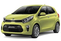 Kia Picanto, hay Morning, thay đổi thiết kế lưới tản nhiệt, đèn pha lẫn hốc đèn sương mù.