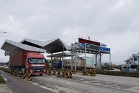 Trạm thu phí Tam Kỳ của Cienco5 đặt tại xã Tam Xuân 1, huyện Núi Thành