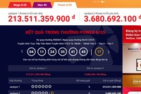 Giải độc đắc Jackpot 1 6/55 lên tới trên 213 tỷ đồng, dân khắp nơi đổ xô đi tìm vận may.