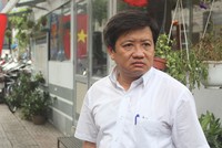 Ông Đoàn Ngọc Hải trong lần ra quân dẹp vỉa hè