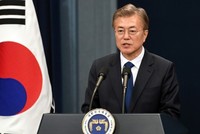 Tổng thống Hàn Quốc Moon Jae-in. Ảnh: AFP