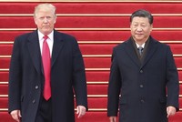 Tổng thống Mỹ Trump và Chủ tịch Trung Quốc Tập Cận Bình gặp nhau hồi tháng 11 ở Trung Quốc. Ảnh: Xinhua