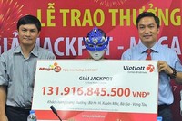 Giải cao nhất người trúng nhận được năm 2017 là 131,9 tỷ đồng.