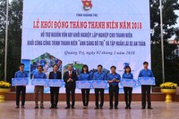 Tỉnh Đoàn Quảng Trị và Ngân hàng Chính sách xã hội trao 40 tỷ đồng hỗ trợ nguồn vốn vay khởi nghiệp, lập nghiệp và nguồn vốn tín dụng ưu đãi xây dựng các mô hình phát triển kinh tế của thanh niên Quảng Trị