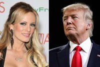 Stormy Daniels và Tổng thống Mỹ Donald Trump. Ảnh: TNS.
