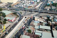 Hầm chui cửa ngõ Tây Bắc TP HCM trước ngày thông xe