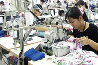 Thu hút FDI vào ngành dệt may vẫn duy trì phong độ. Trong ảnh: Công ty Fabi Secret Việt Nam, một doanh nghiệp FDI lĩnh vực dệt may đến từ Đài Loan.