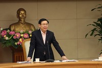 Phó Thủ tướng Vương Đình Huệ phát biểu tại cuộc họp. Ảnh: VGP/Thành Chung