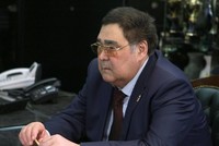 Aman Tuleyev, thống đốc vùng Kemerovo mới từ chức. Ảnh: Sputnik.