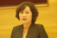 Phó thống đốc Nguyễn Thị Hồng khẳng định quy trình nhận tiền gửi, cho vay của ngân hàng chặt chẽ. Ảnh: Võ Hải