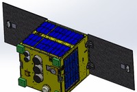 Mô hình vệ tinh MicroDragon. Ảnh: VNSC.